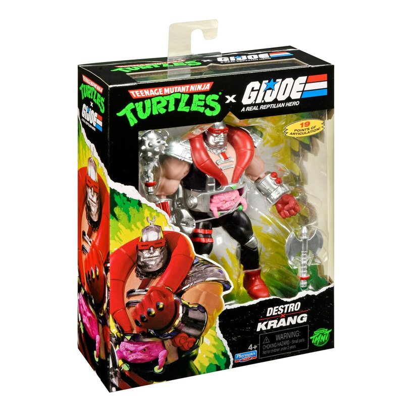 Teenage Mutant Ninja Turtles X G.I. Joe Krang Droid X Destro Action Figure