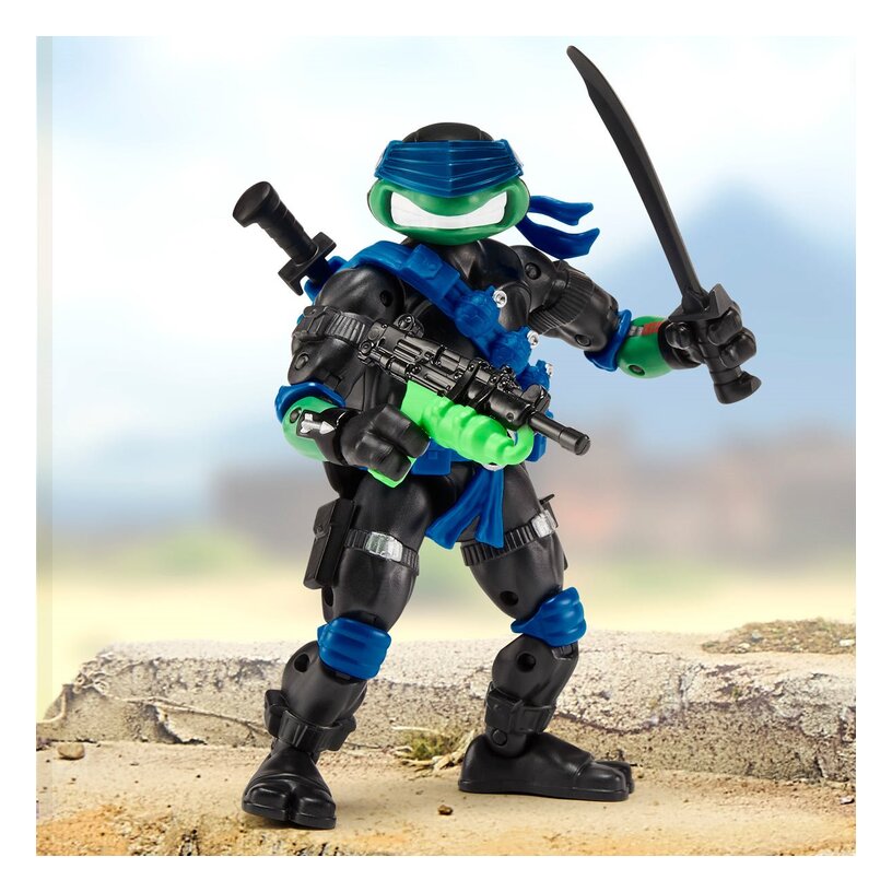 Teenage Mutant Ninja Turtles X G.I. Joe Leonardo X Snake Eyes Action Figure