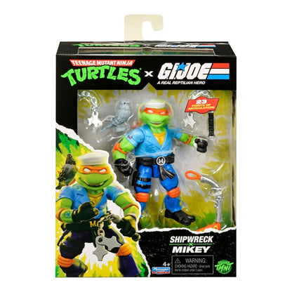 Teenage Mutant Ninja Turtles X G.I. Joe Mikey X Shipwreck Action Figure