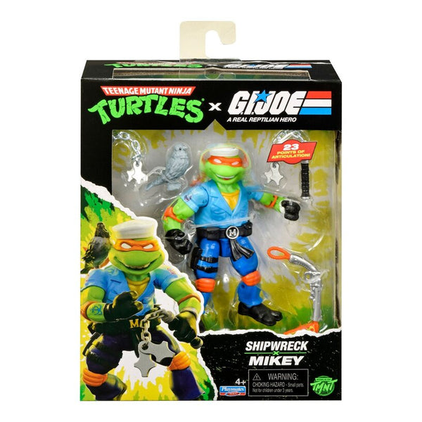 Teenage Mutant Ninja Turtles X G.I. Joe Mikey X Shipwreck Action Figure