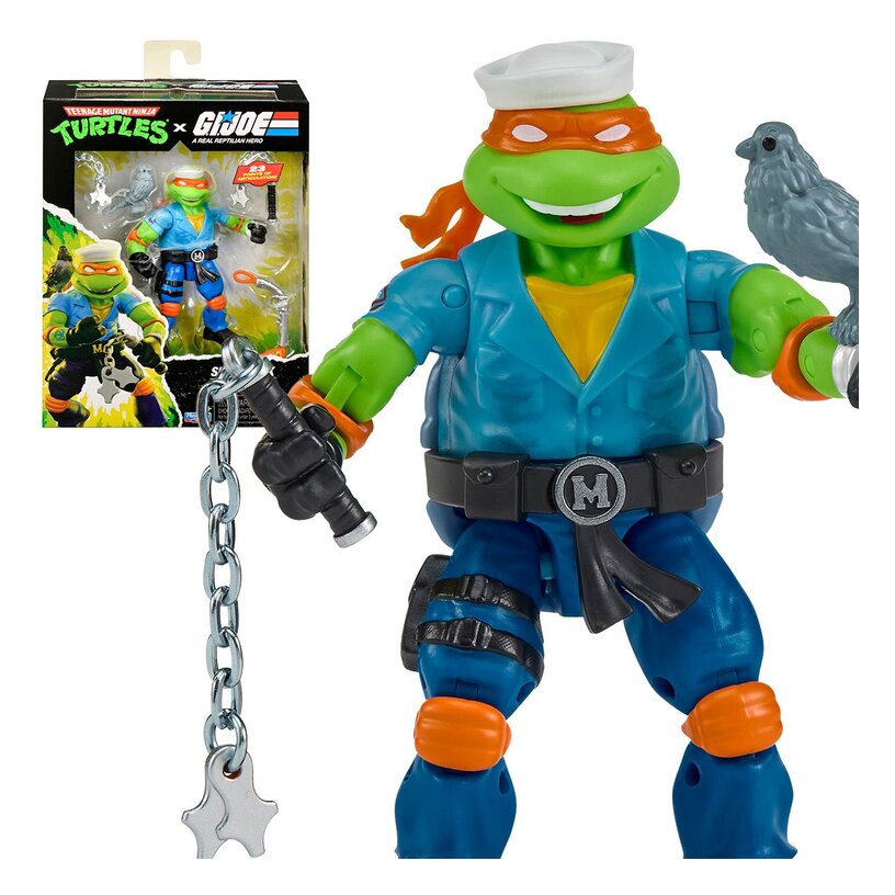 Teenage Mutant Ninja Turtles X G.I. Joe Mikey X Shipwreck Action Figure