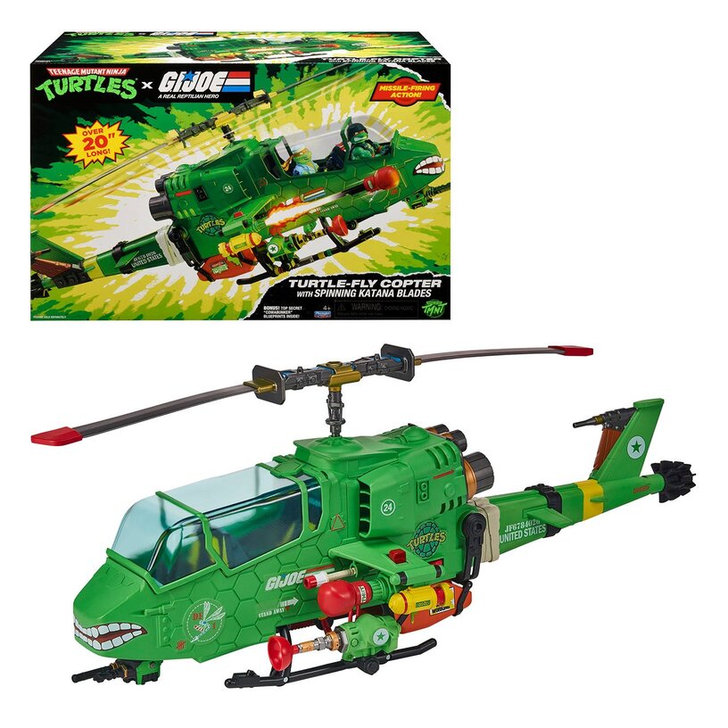 Teenage Mutant Ninja Turtles X G.I. Joe Mobile Strike Force Assault Copter