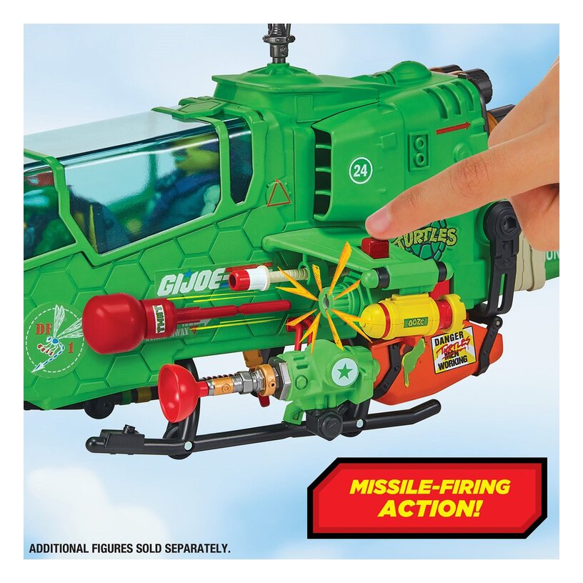 Teenage Mutant Ninja Turtles X G.I. Joe Mobile Strike Force Assault Copter
