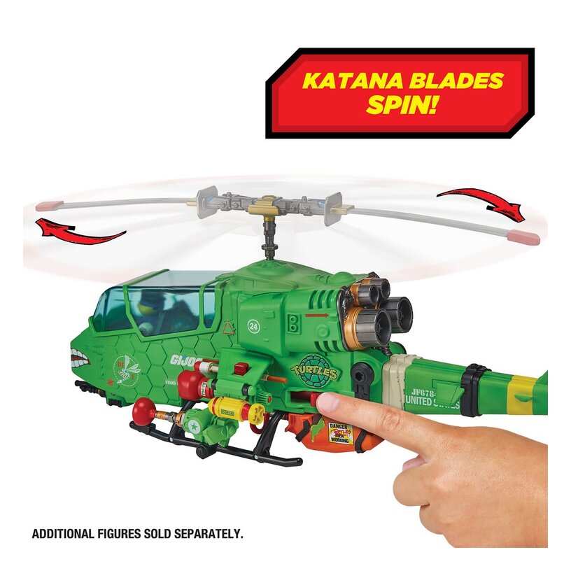 Teenage Mutant Ninja Turtles X G.I. Joe Mobile Strike Force Assault Copter