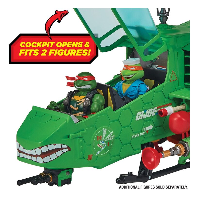 Teenage Mutant Ninja Turtles X G.I. Joe Mobile Strike Force Assault Copter