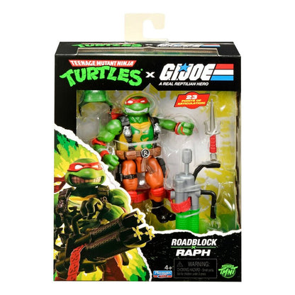 Teenage Mutant Ninja Turtles X G.I. Joe Raphael X Roadblock Action Figure