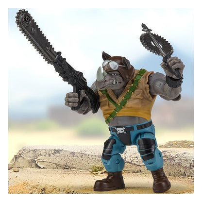 Teenage Mutant Ninja Turtles X G.I. Joe Rocksteady X Buzzer Figure