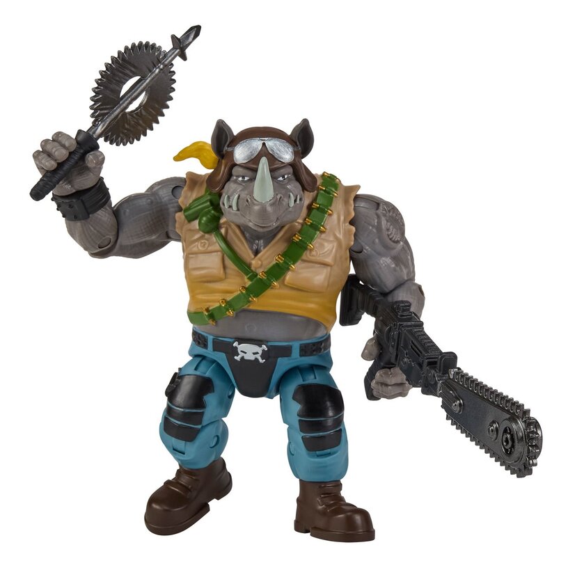 Teenage Mutant Ninja Turtles X G.I. Joe Rocksteady X Buzzer Figure