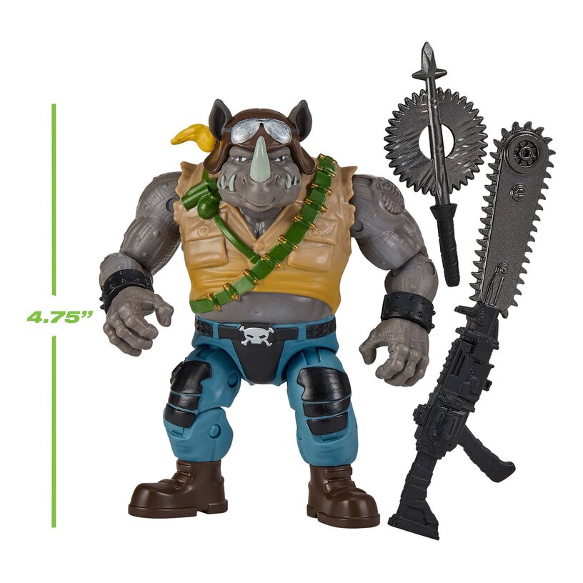 Teenage Mutant Ninja Turtles X G.I. Joe Rocksteady X Buzzer Figure
