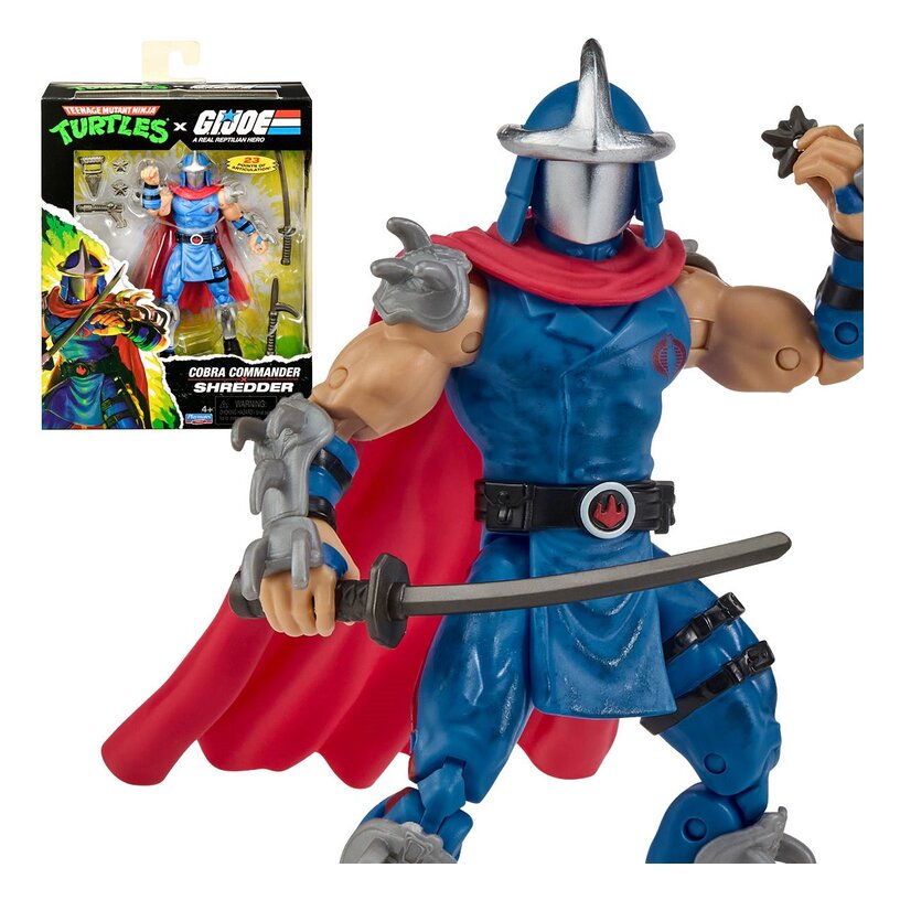 Teenage Mutant Ninja Turtles X G.I. Joe Shredder X Cobra Commander Figure