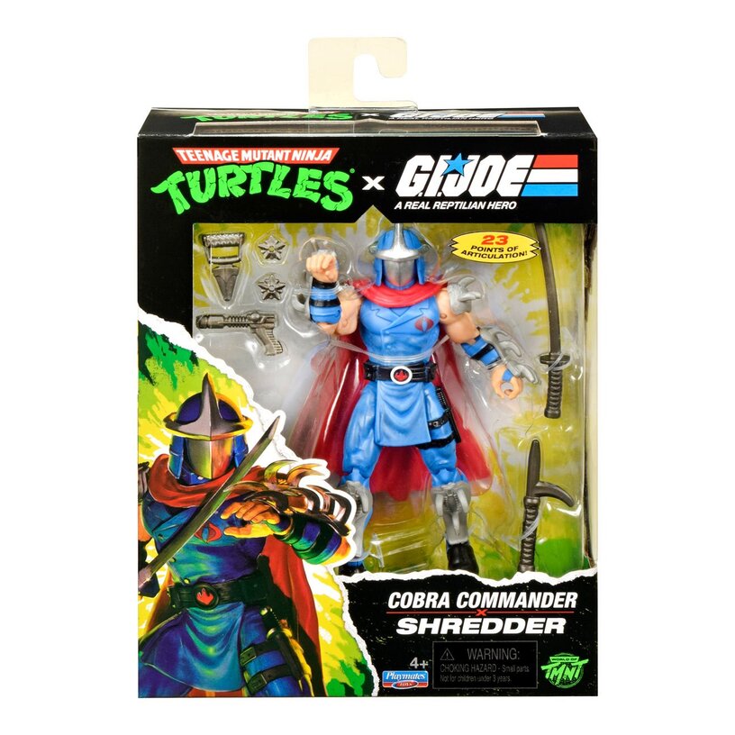 Teenage Mutant Ninja Turtles X G.I. Joe Shredder X Cobra Commander Figure