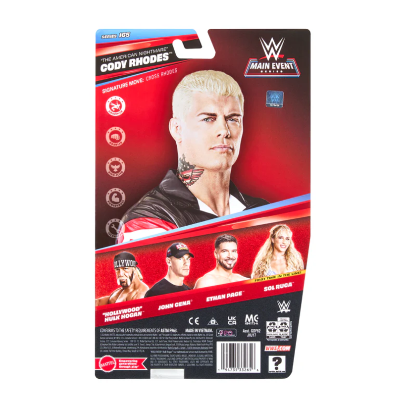 The American Nightmare Cody Rhodes 2026 Wwe Main Event Series 165
