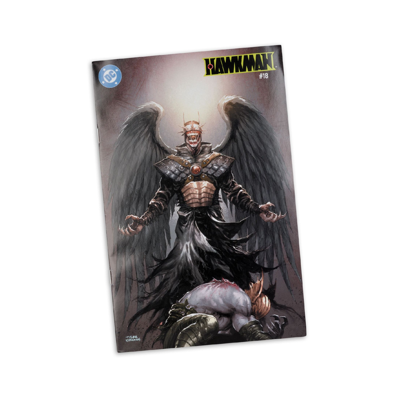The Batman Who Laughs Gold Label Hawkman #18 Page Punchers 7-Inch Action Figure