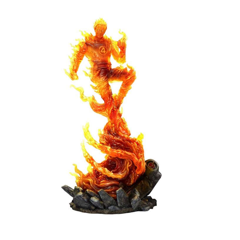 The Fantastic Four: First Steps – Human Torch 1:10 Scale Sta...