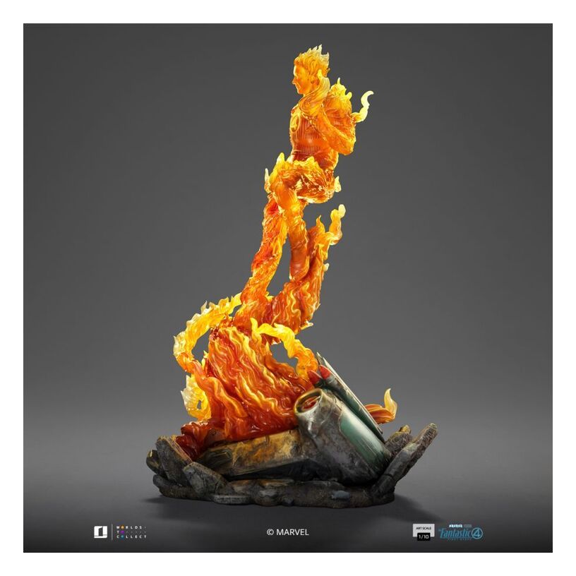 The Fantastic Four: First Steps – Human Torch 1:10 Scale Sta...