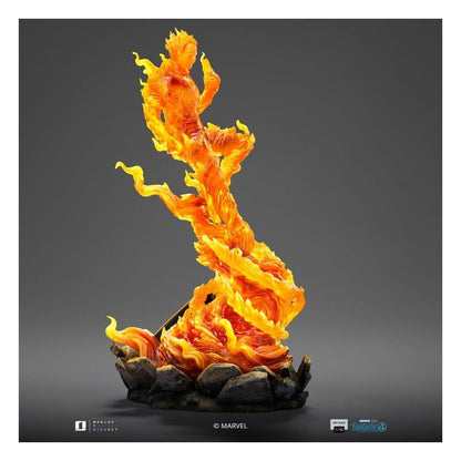 The Fantastic Four: First Steps – Human Torch 1:10 Scale Sta...