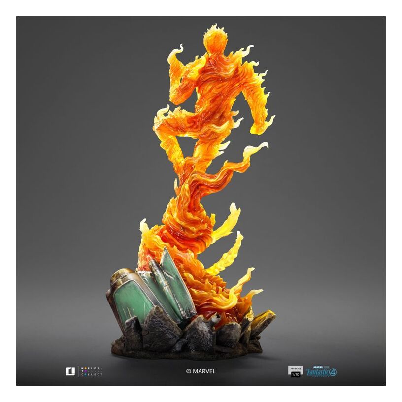 The Fantastic Four: First Steps – Human Torch 1:10 Scale Sta...