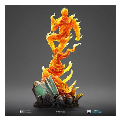 The Fantastic Four: First Steps – Human Torch 1:10 Scale Sta...
