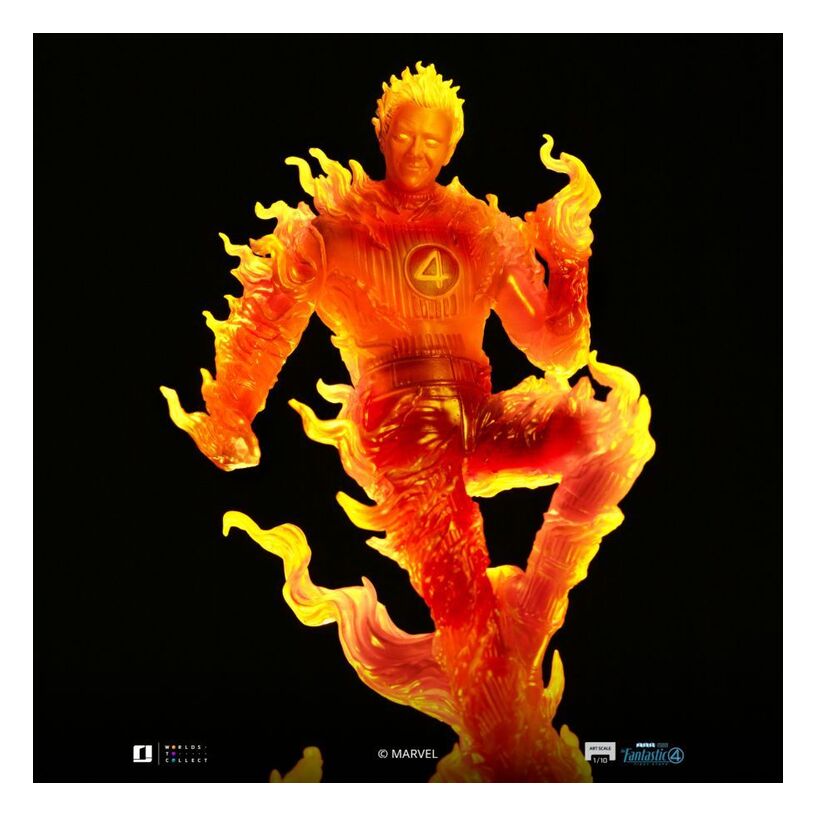 The Fantastic Four: First Steps – Human Torch 1:10 Scale Sta...