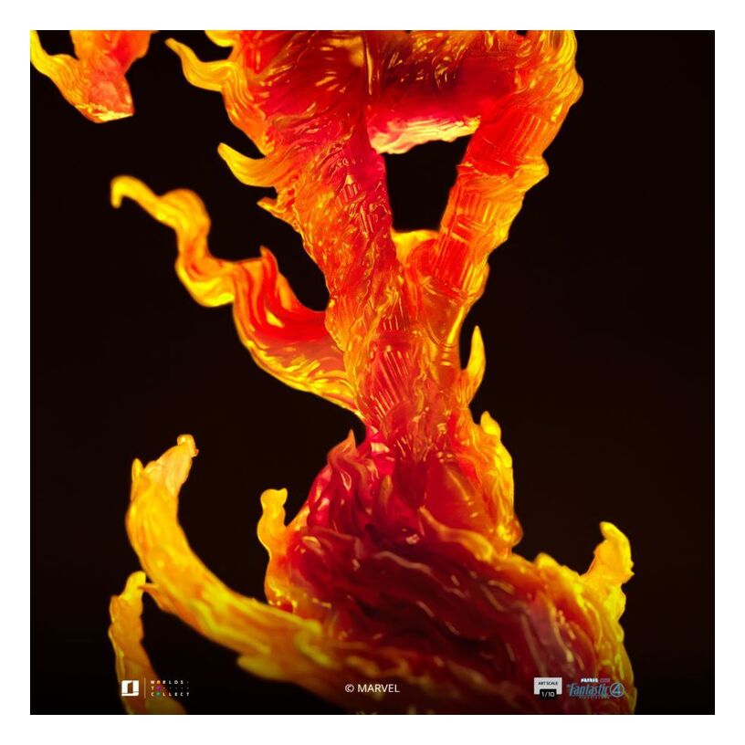 The Fantastic Four: First Steps – Human Torch 1:10 Scale Sta...