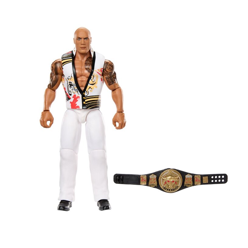 The Rock With People'S Championship Title Wwe Main Event Champions 2026 Wave 7