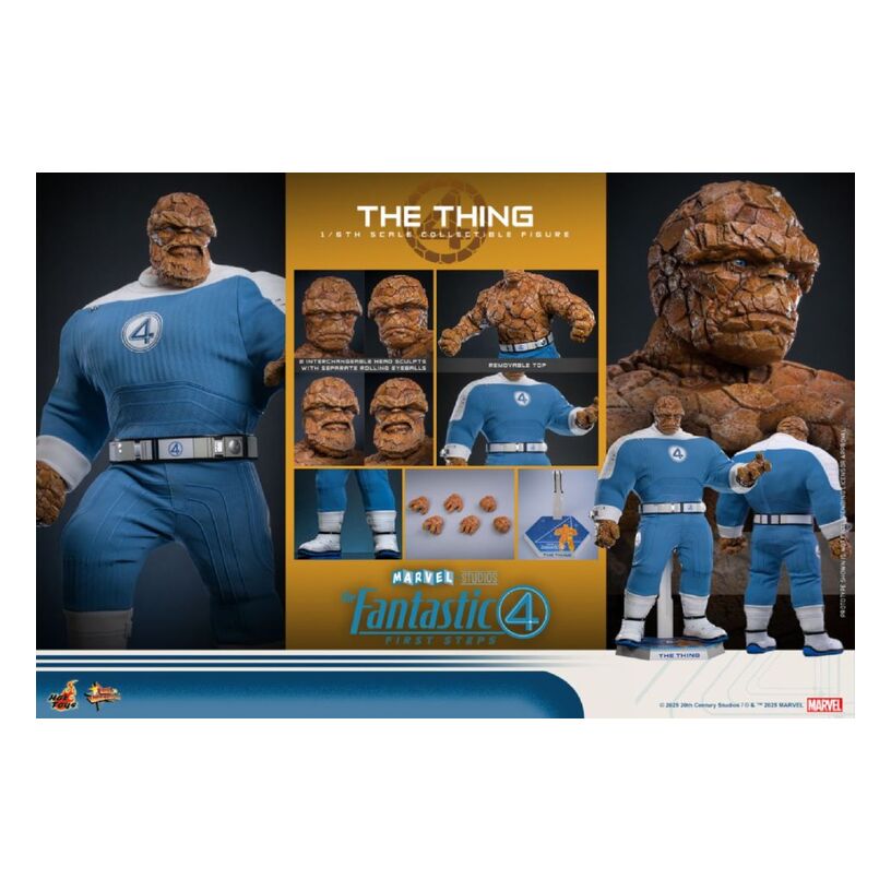 The Thing 1:6 Collectable Action Figure – Fantastic Four First Steps