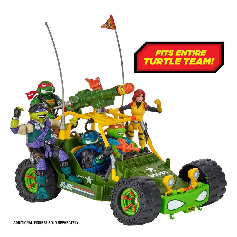 Tmnt X G.I. Joe All-Weather And Environment Shell-Striker Vehicle With April