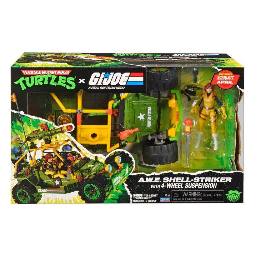 Tmnt X G.I. Joe All-Weather And Environment Shell-Striker Vehicle With April