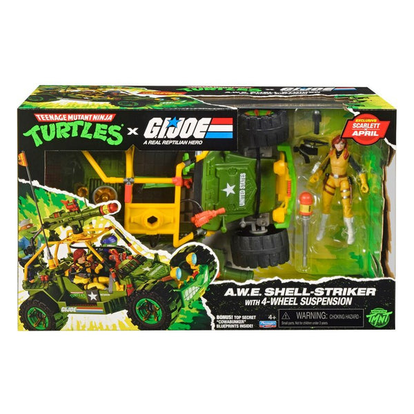 Tmnt X G.I. Joe All-Weather And Environment Shell-Striker Vehicle With April