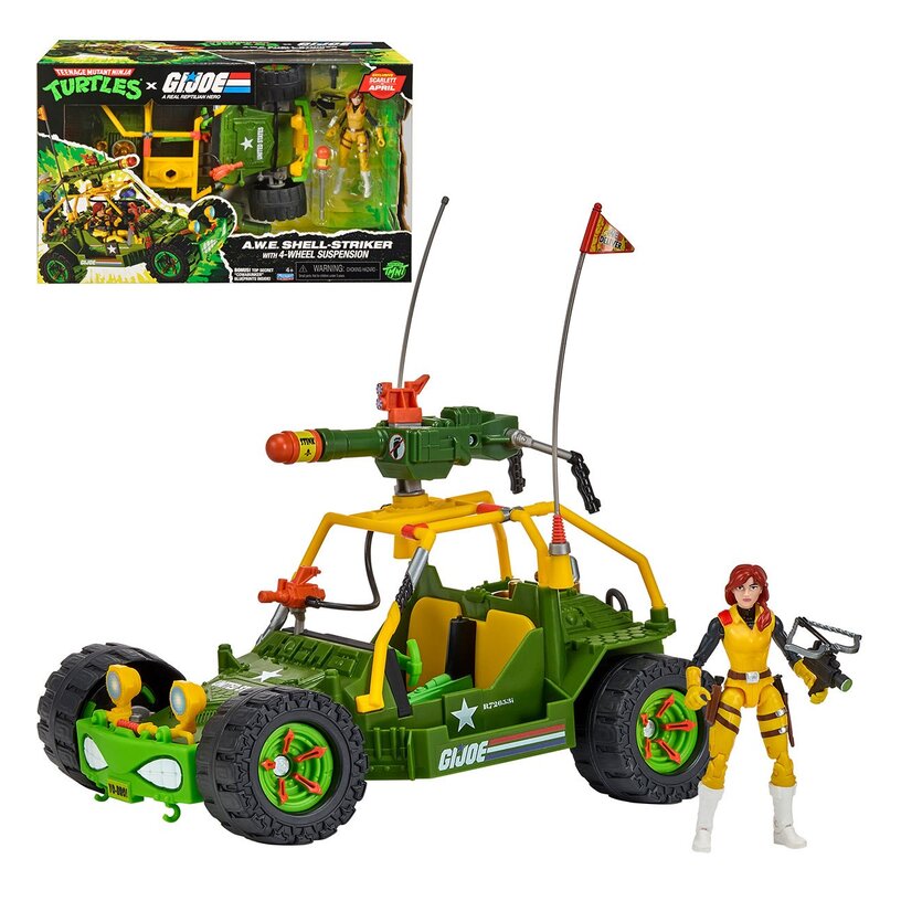 Tmnt X G.I. Joe All-Weather And Environment Shell-Striker Vehicle With April
