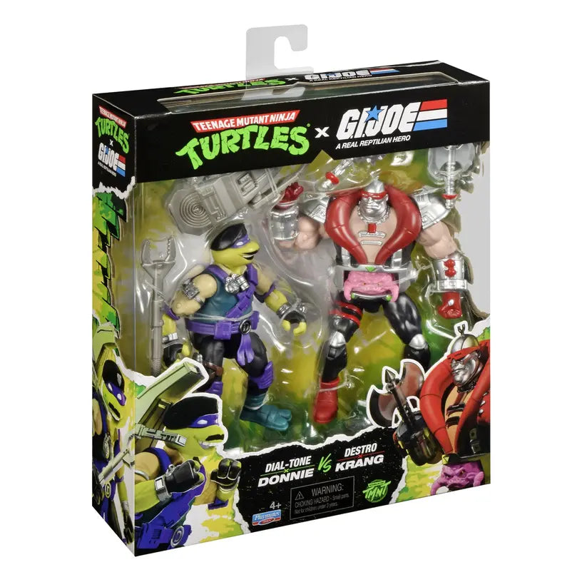 Tmnt X G.I. Joe: Dial-Tone X Donnie Vs. Destro X Krang