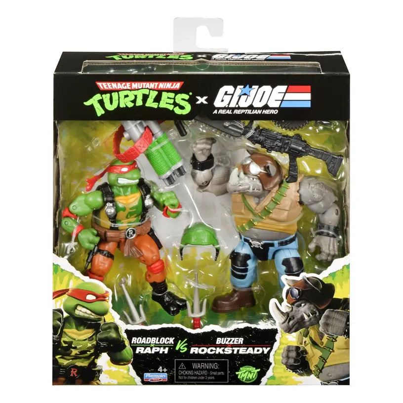 Tmnt X G.I. Joe: Roadblock X Raph Vs. Buzzer X Rocksteady