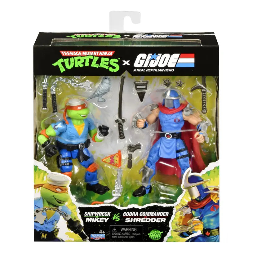 Tmnt X G.I. Joe: Shipwreck X Mikey Vs. Cobra Commander X Shredder