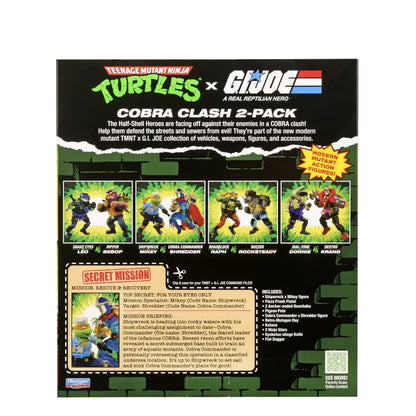 Tmnt X G.I. Joe: Shipwreck X Mikey Vs. Cobra Commander X Shredder