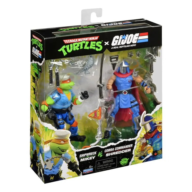 Tmnt X G.I. Joe: Shipwreck X Mikey Vs. Cobra Commander X Shredder