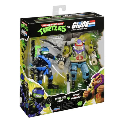 Tmnt X G.I. Joe: Snakes Eyes X Leo Vs. Ripper X Bebop