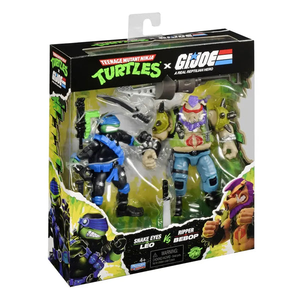 Tmnt X G.I. Joe: Snakes Eyes X Leo Vs. Ripper X Bebop