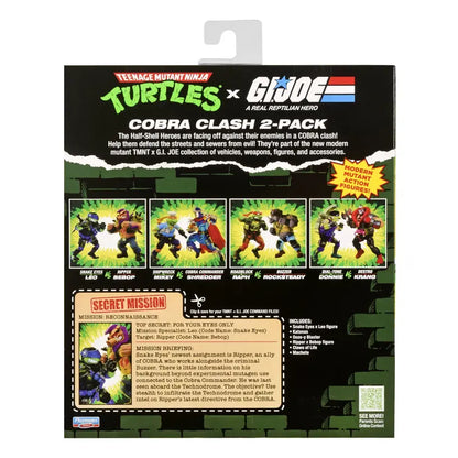 Tmnt X G.I. Joe: Snakes Eyes X Leo Vs. Ripper X Bebop