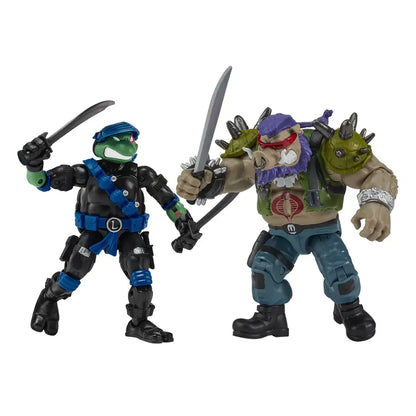 Tmnt X G.I. Joe: Snakes Eyes X Leo Vs. Ripper X Bebop