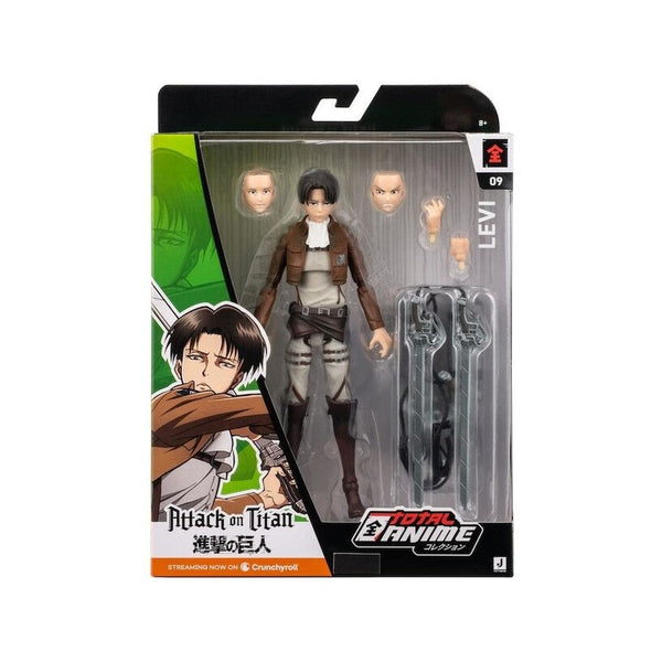 Total Anime Attack On Titan Levi Ackerman 6.5 Inch Scale Action Figure