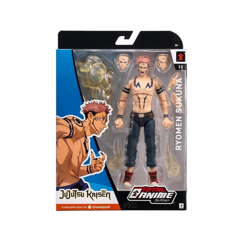 Total Anime Jujutsu Kaisen Ryomen Sukuna 6.5 Inch Scale Action Figure