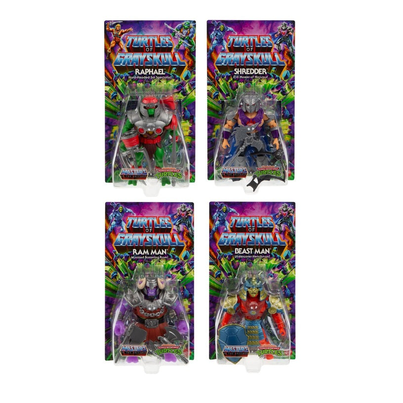 TMNT X MOTU Turtles of Grayskull Origins Wave 2 Masters of the Universe