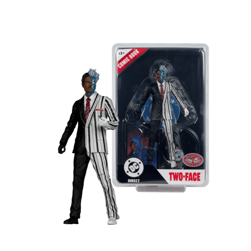 Two-Face 7" (1995) Chase Page Punchers Figure With Comic – Dc Direct