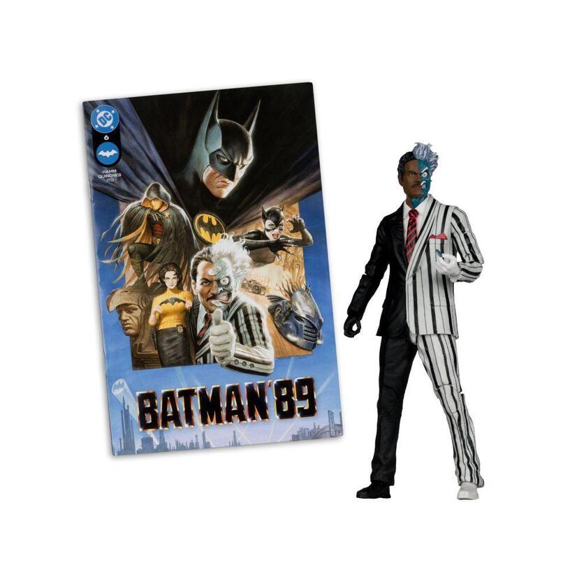 Two-Face 7" (1995) Chase Page Punchers Figure With Comic – Dc Direct