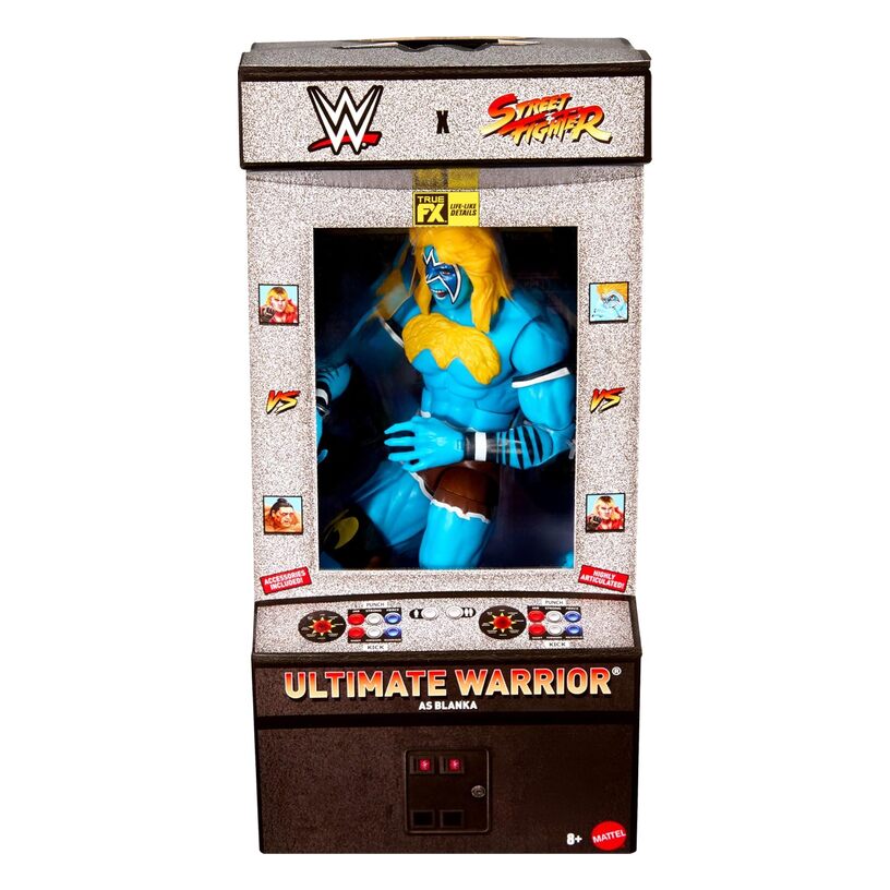 Ultimate Warrior As Blanka (Blue) - Wwe X Street Fighter Elite Series 3