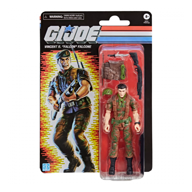Vincent R. "Falcon" Falcone G.I. Joe Classified Series Retro Cardback