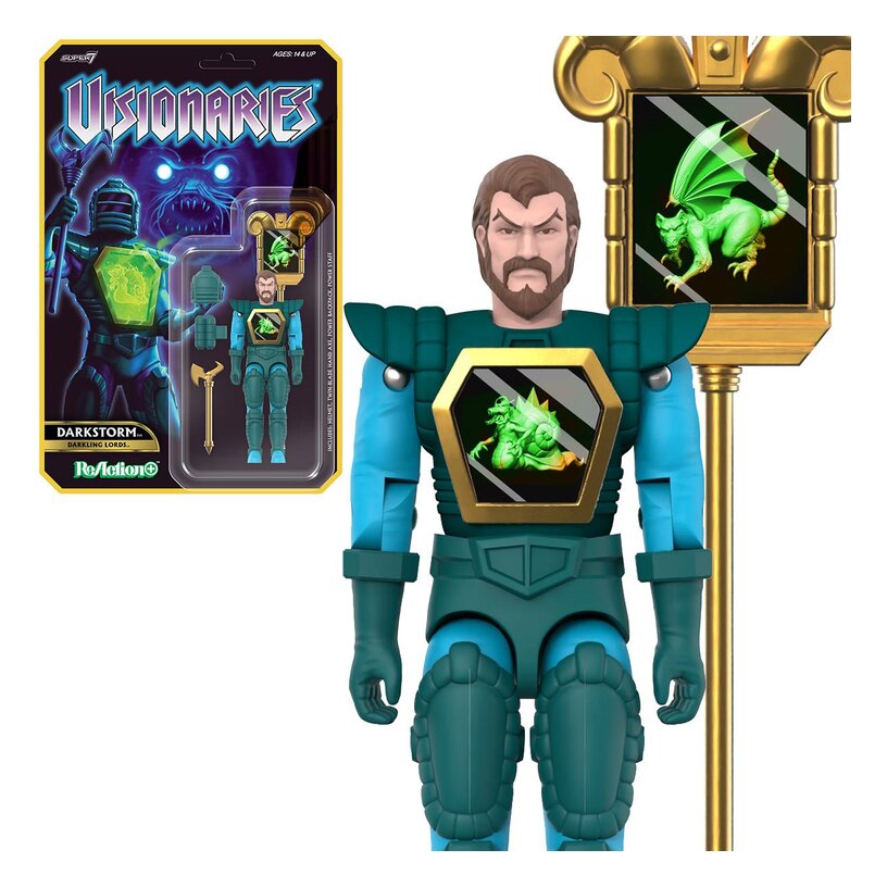 Visionaries Darkstorm 3 3/4-Inch Reaction+ Figure