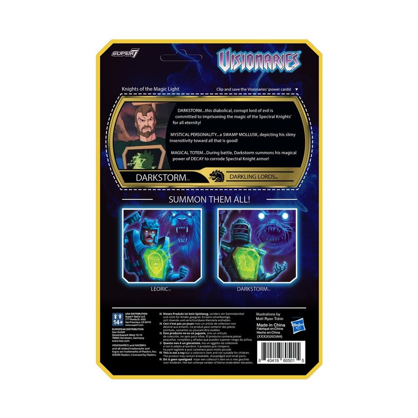 Visionaries Darkstorm 3 3/4-Inch Reaction+ Figure