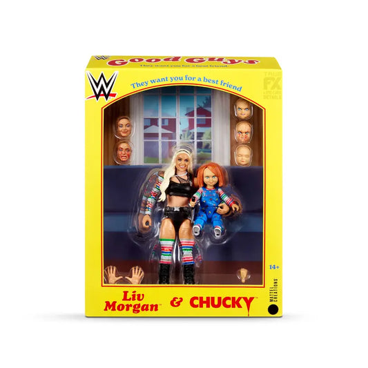 Wwe Elite Liv Morgan & Chucky Action Figure 2-Pack