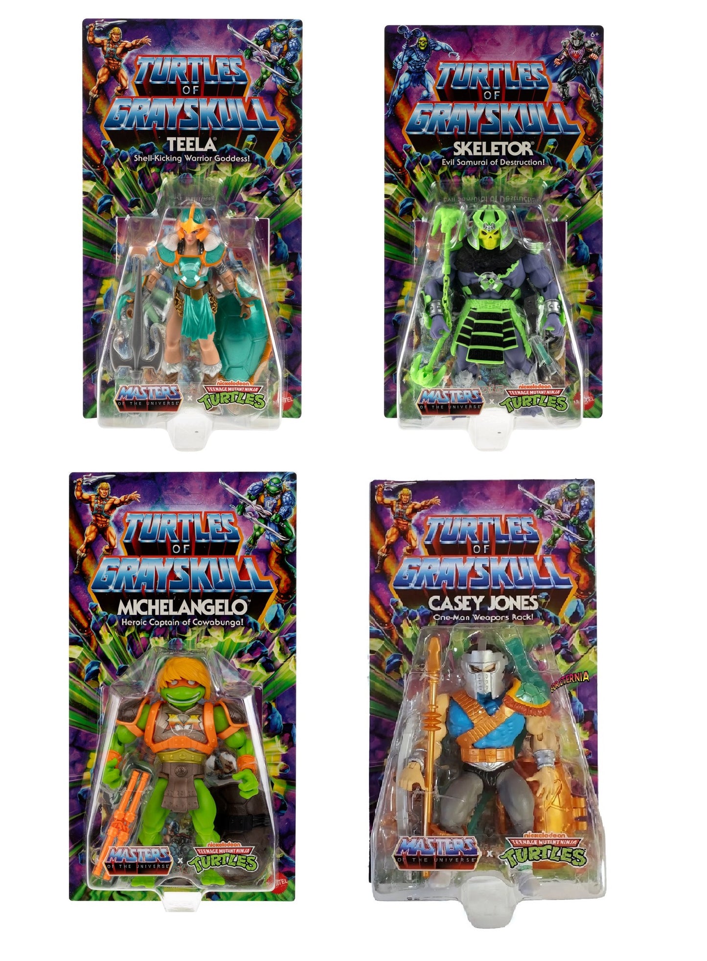 TMNT X MOTU Turtles of Grayskull Origins Wave 3 Masters of the Universe